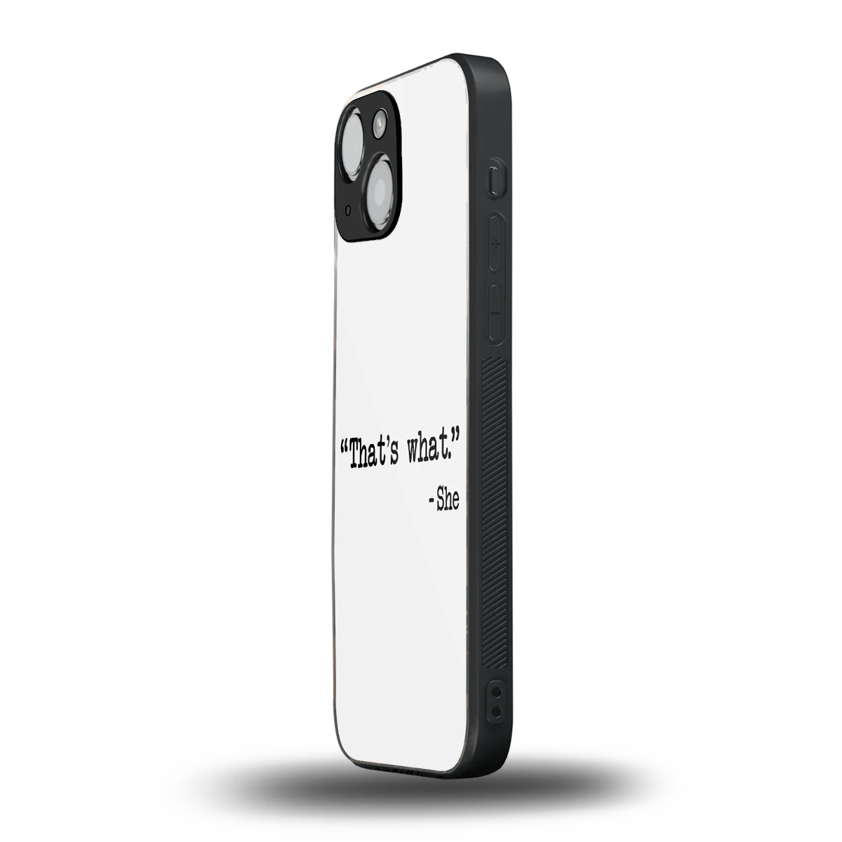 Thats What iphone 13 mini mobile cover | shockproof glass phone case