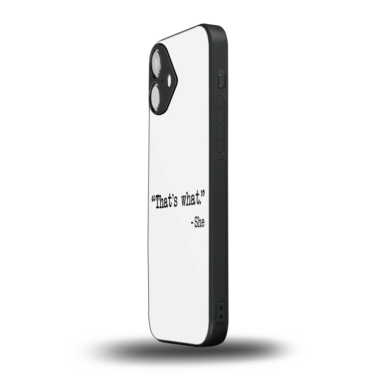 Thats What iphone 16 plus mobile cover | shockproof glass phone case