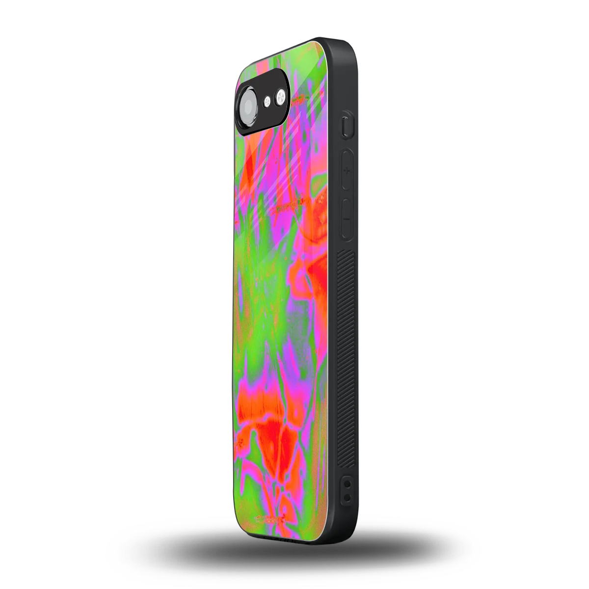 Triple Glow iphone 16e mobile cover | shockproof glass phone case