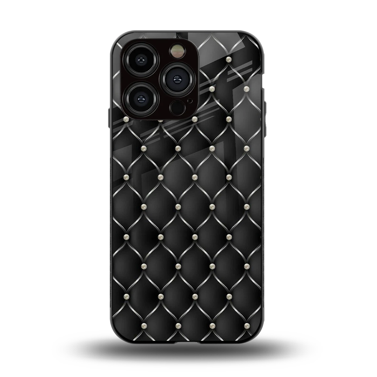 Urban Grid back phone cover | glass case for iphone 15 pro