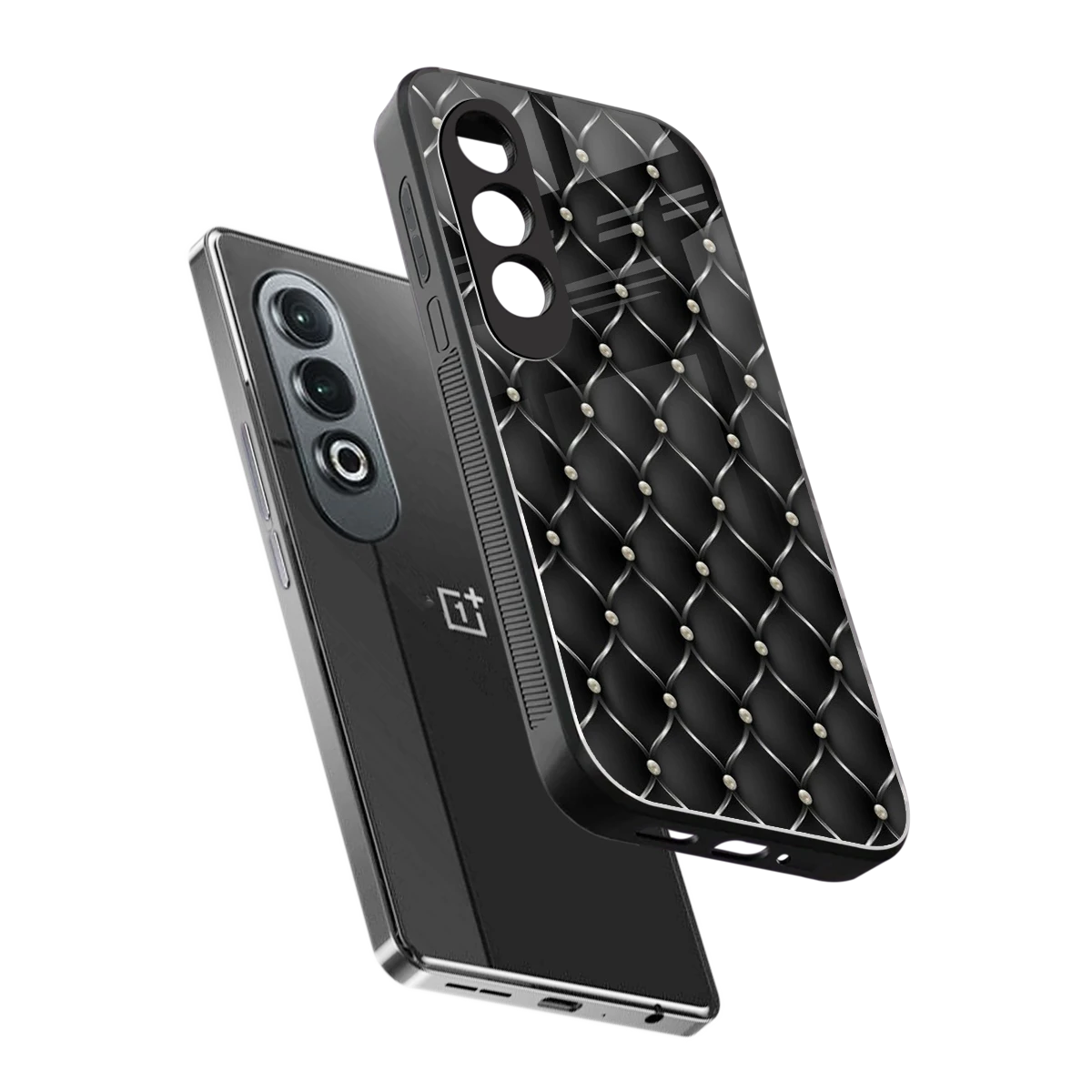 Urban Grid sleek oneplus nord ce 4 cover with tempered glass back and TPU edges