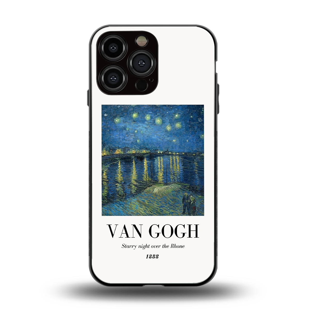 Van Gogh 1888 back phone cover | glass case for iphone 15 pro max