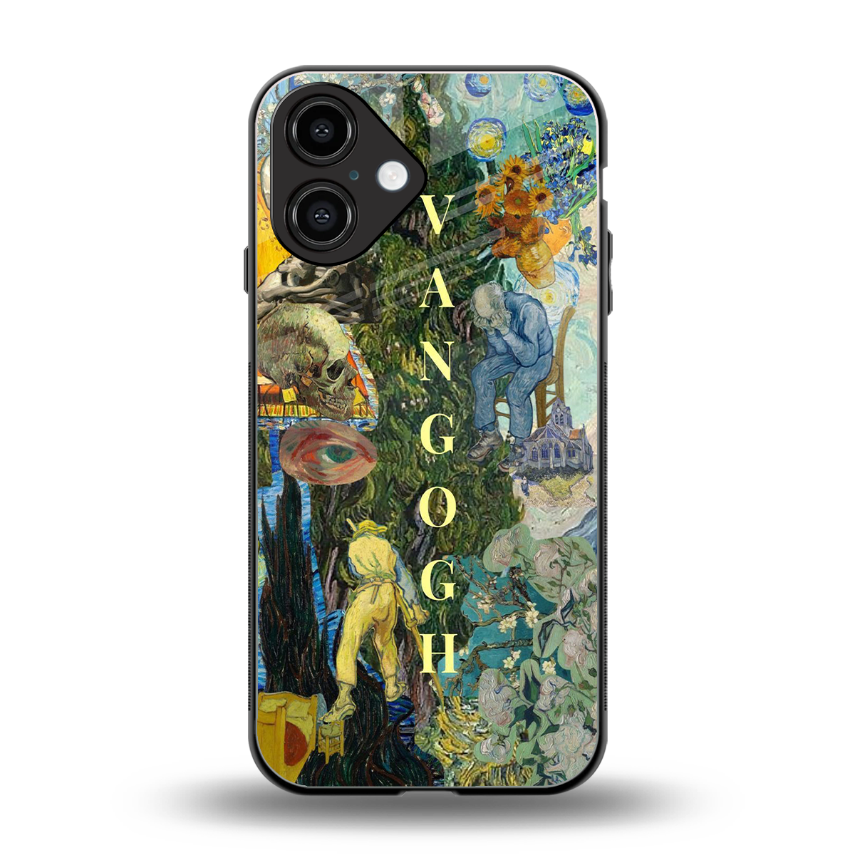 Van Gogh Collage Phone Case for Iphone 16 | Glass Case