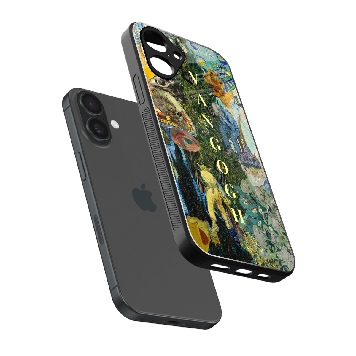 Van Gogh Collage Phone Case for Iphone 16 | Glass Case