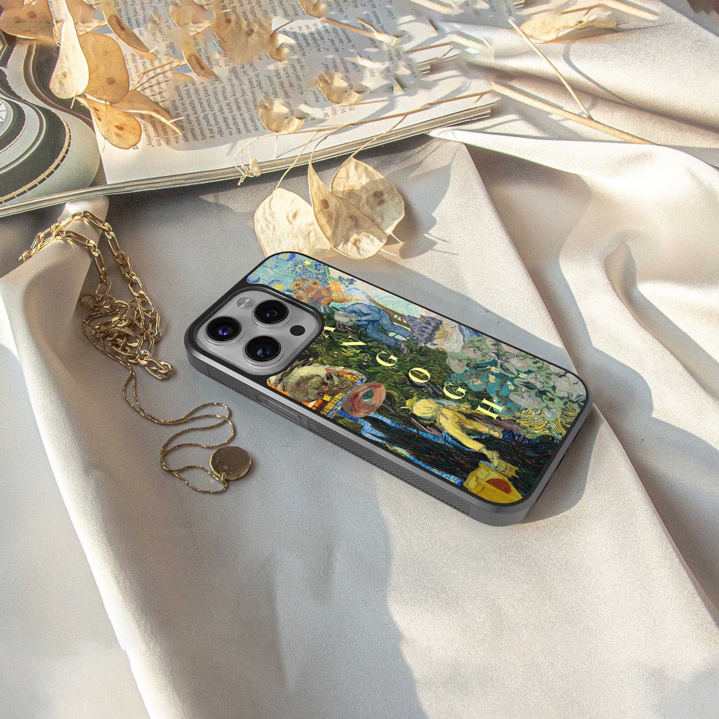 Van Gogh Collage Phone Case for Iphone 16 | Glass Case