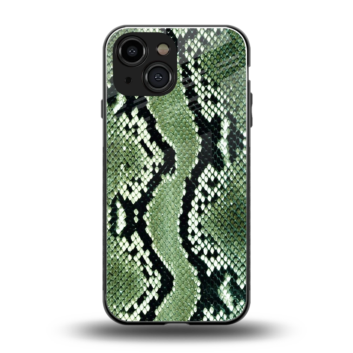 Venom Green back phone cover | glass case for iphone 13 mini