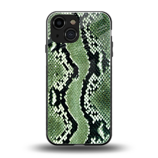 Venom Green back phone cover | glass case for iphone 13 mini