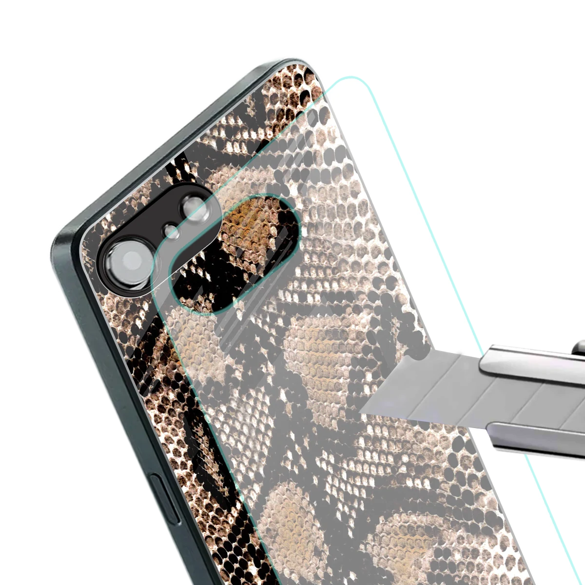 Venomous Luxe stylish phone case for iphone 16e | glossy glass and slim fit