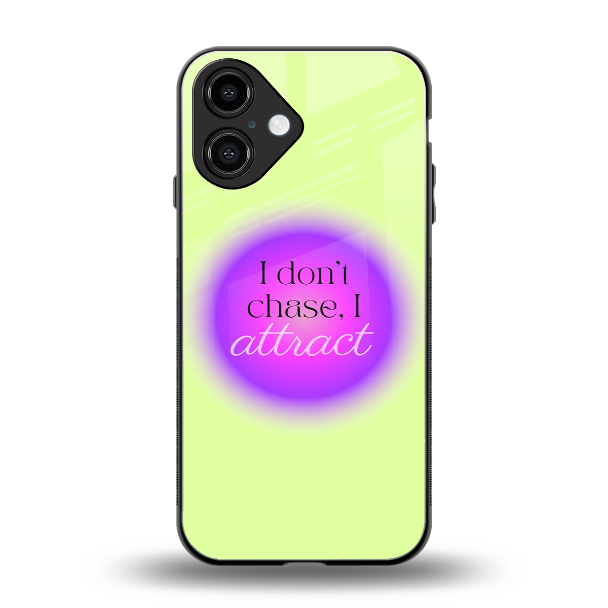 Vibe Magnet back phone cover | glass case for iphone 16