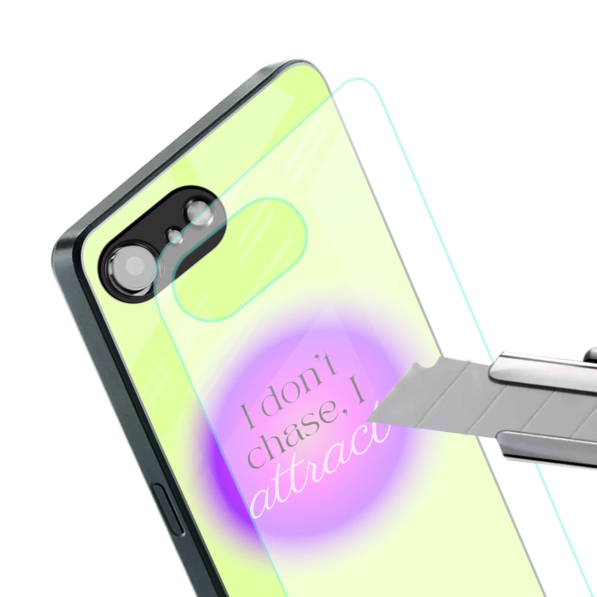 Vibe Magnet stylish phone case for iphone 16e | glossy glass and slim fit