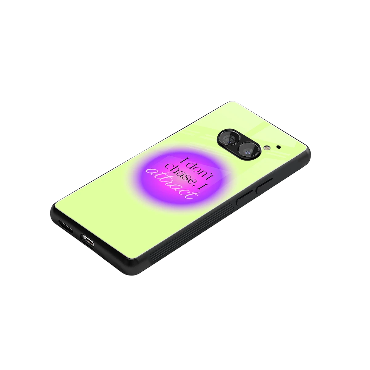 Vibe Magnet stylish phone case for nothing phone 2a | glossy glass and slim fit