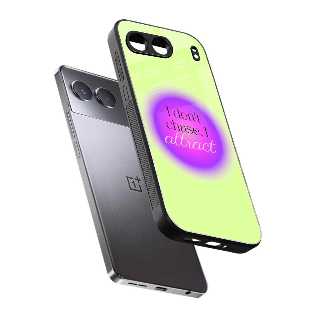 Vibe Magnet sleek oneplus nord 4 cover with tempered glass back and TPU edges