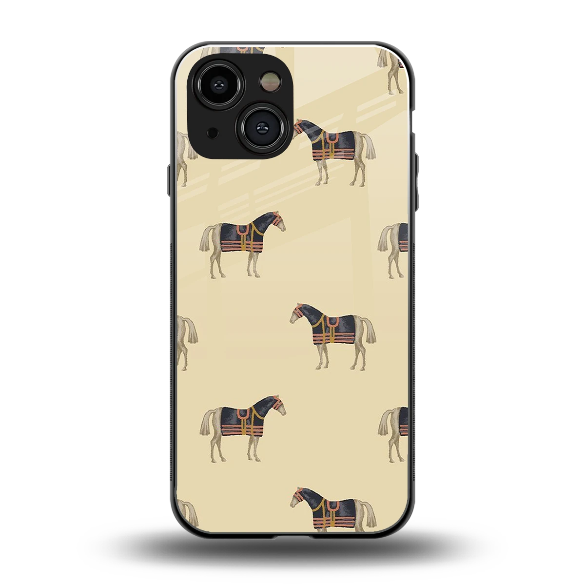 Vintage Rider back phone cover | glass case for iphone 13 mini