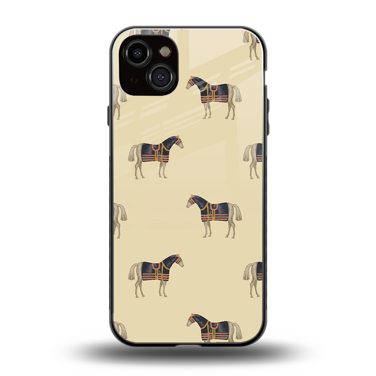 Vintage Rider back phone cover | glass case for iphone 14 plus