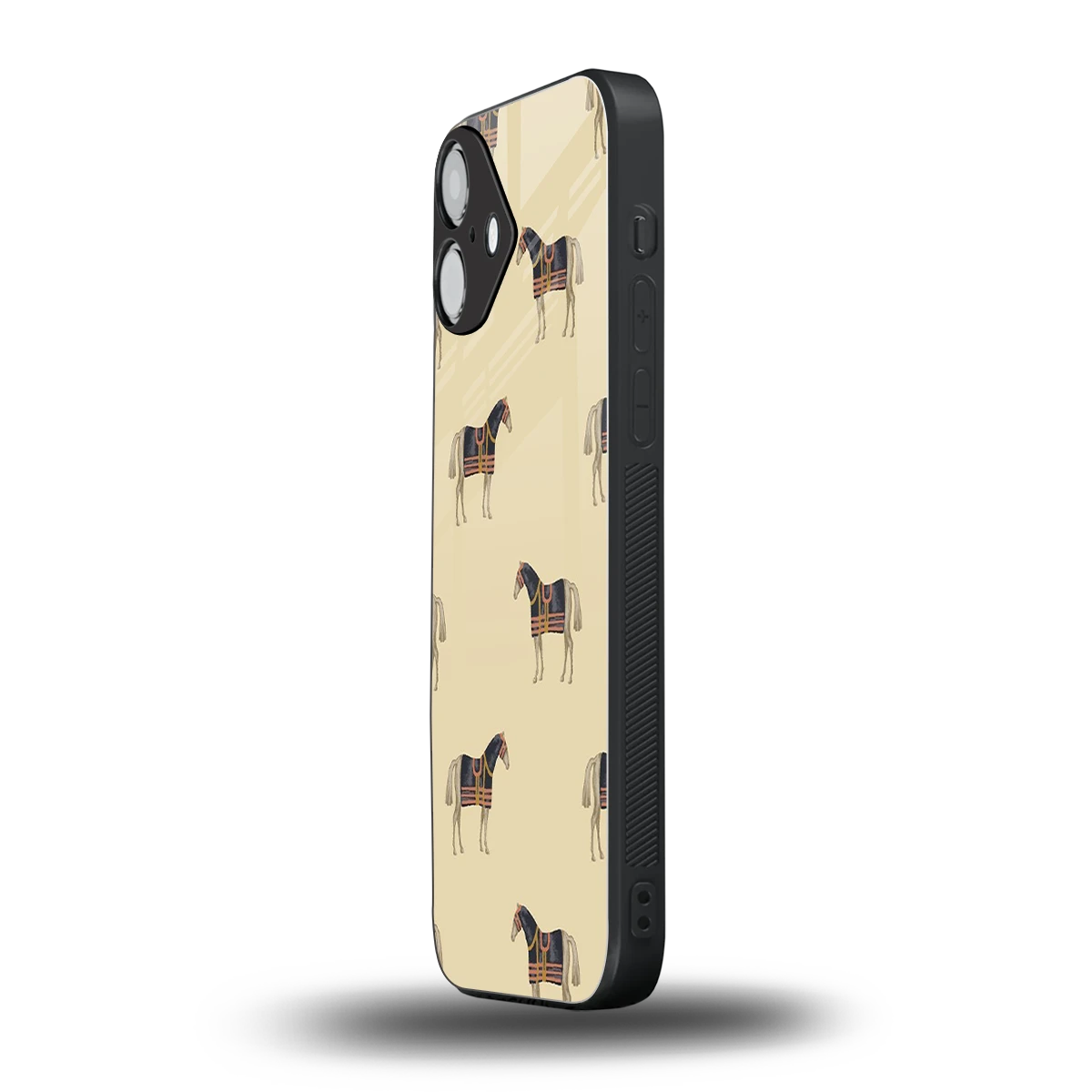 Vintage Rider iphone 16 plus mobile cover | shockproof glass phone case