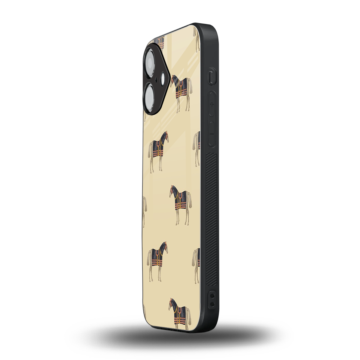Vintage Rider iPhone 16 mobile cover | shockproof glass phone case