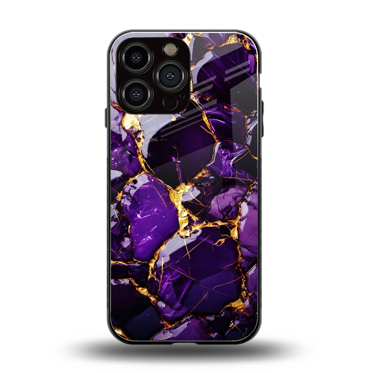 Violet Luxe back phone cover | glass case for iphone 14 pro max