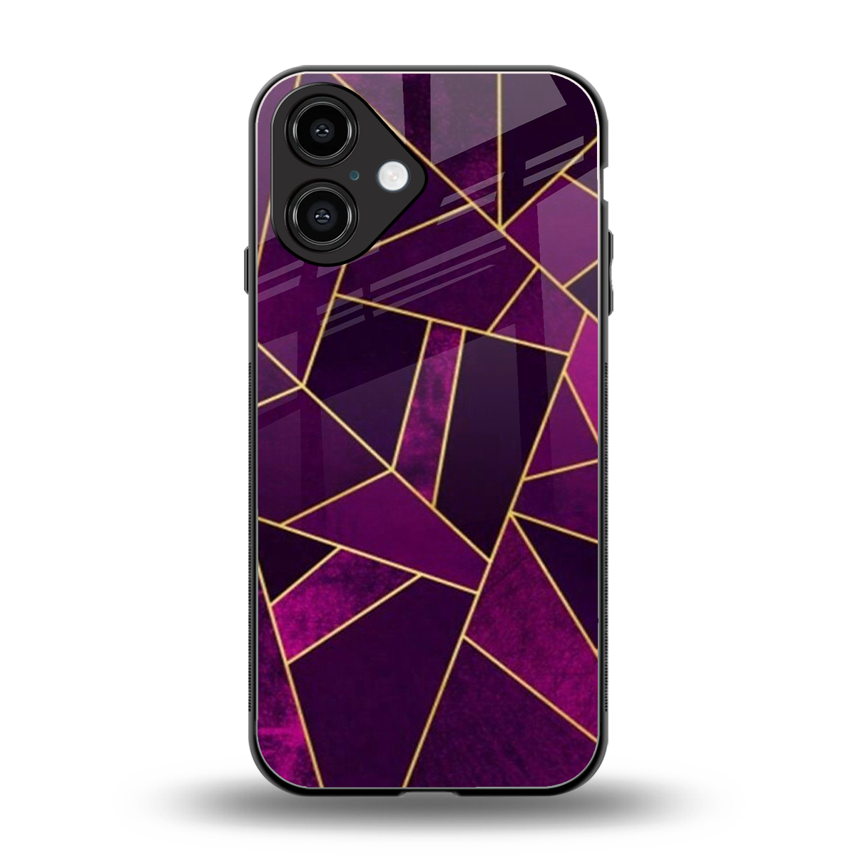 Violet Shards Phone Case for Iphone 16 | Glass Case