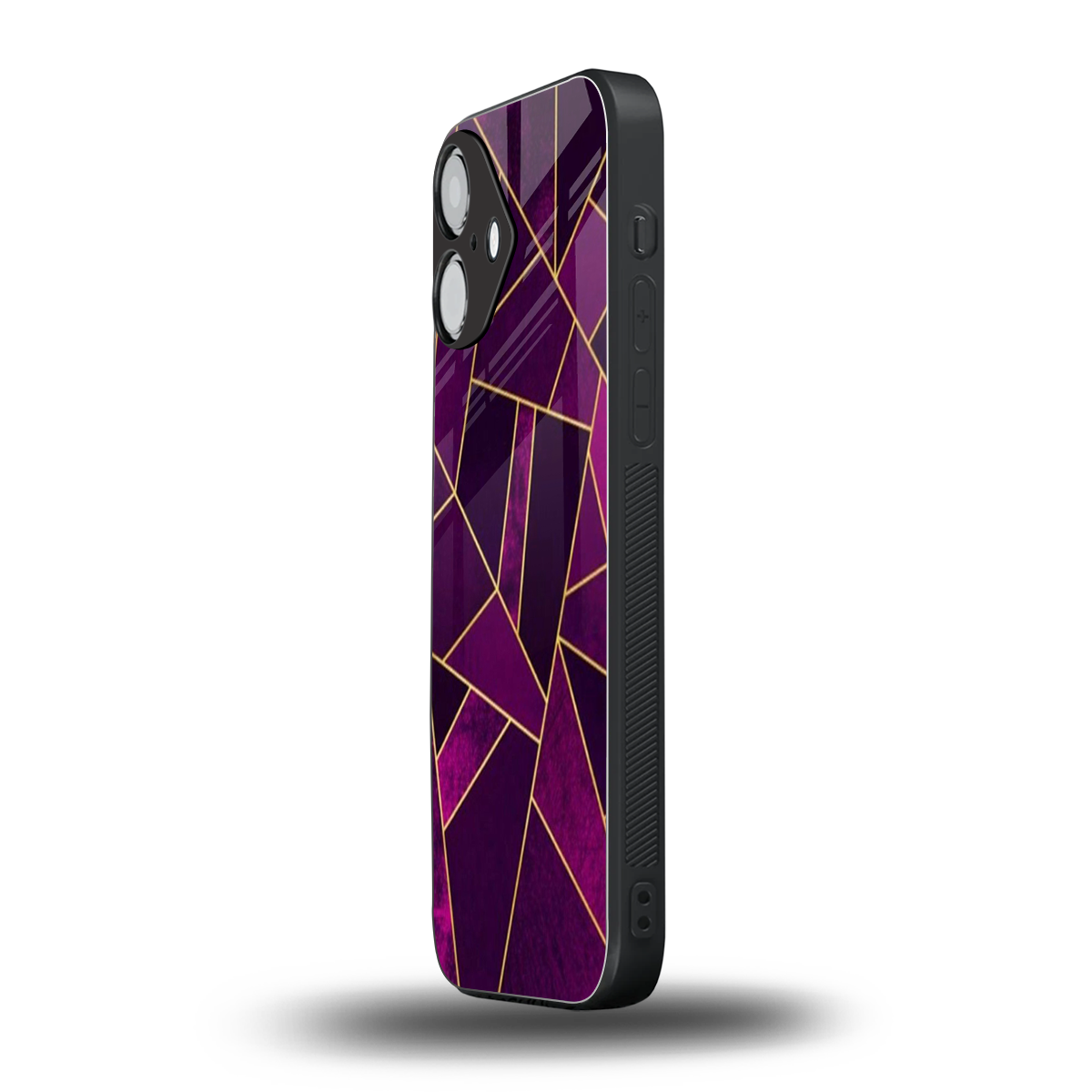 Violet Shards Phone Case for Iphone 16 | Glass Case