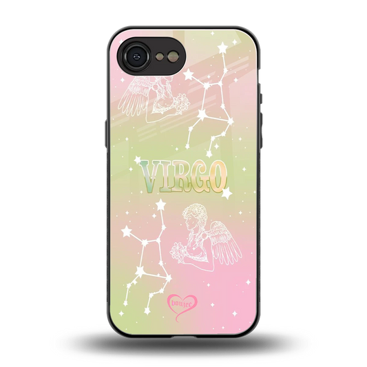 Virgo Aura back phone cover | glass case for iphone 16e