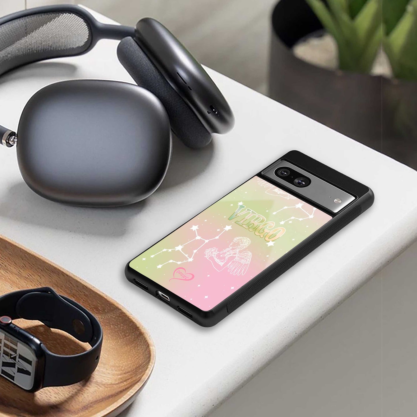 Virgo Aura Phone Case for Iphone 16 | Glass Case