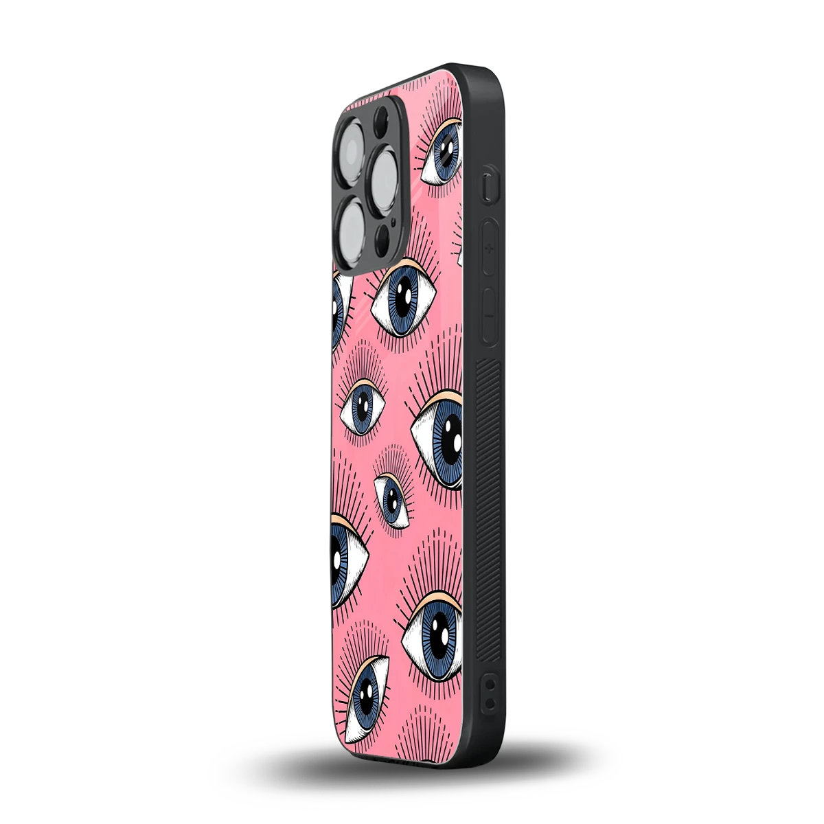 Watchful Soul iphone 16 pro mobile cover | shockproof glass phone case