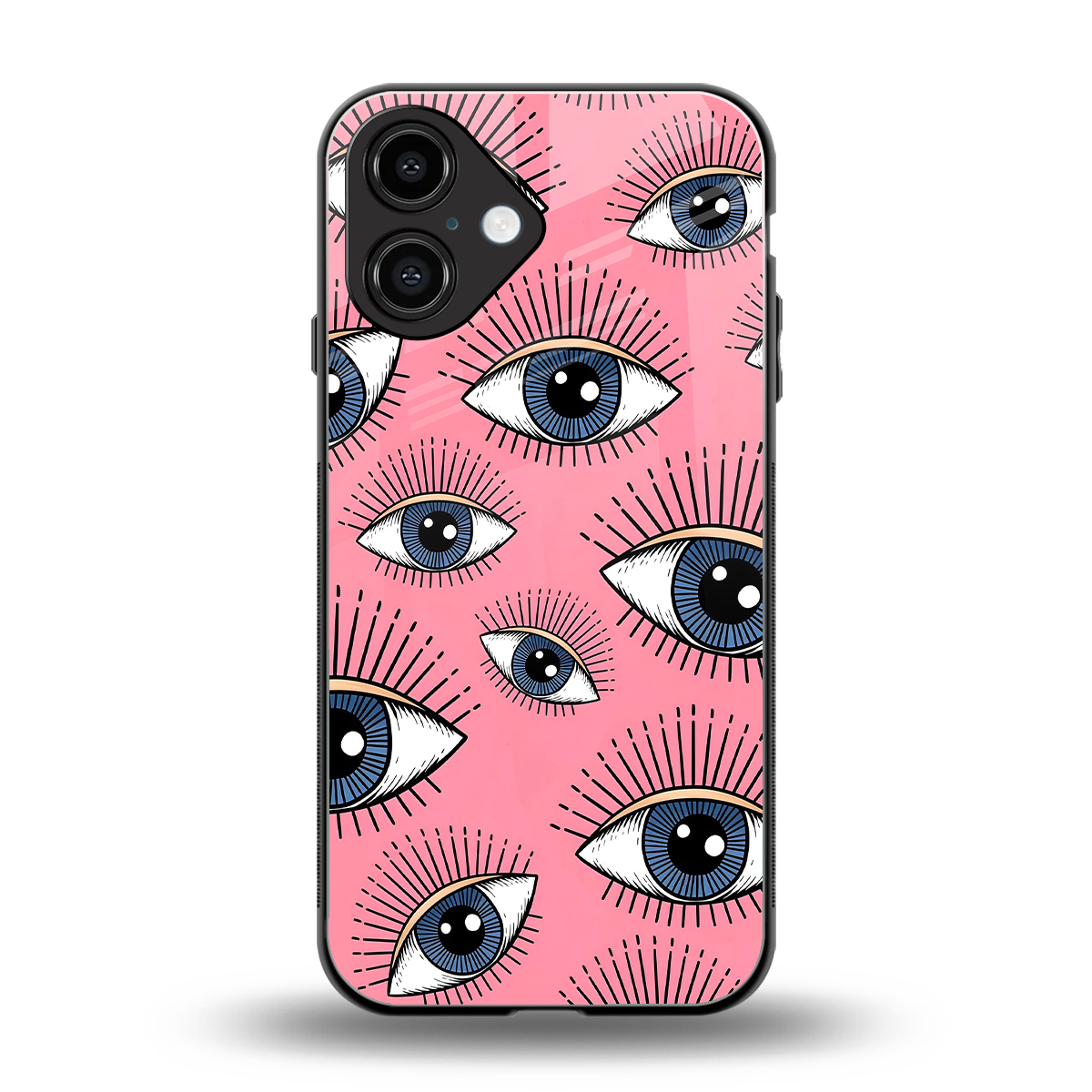 Watchful Soul back phone cover | glass case for iphone 16
