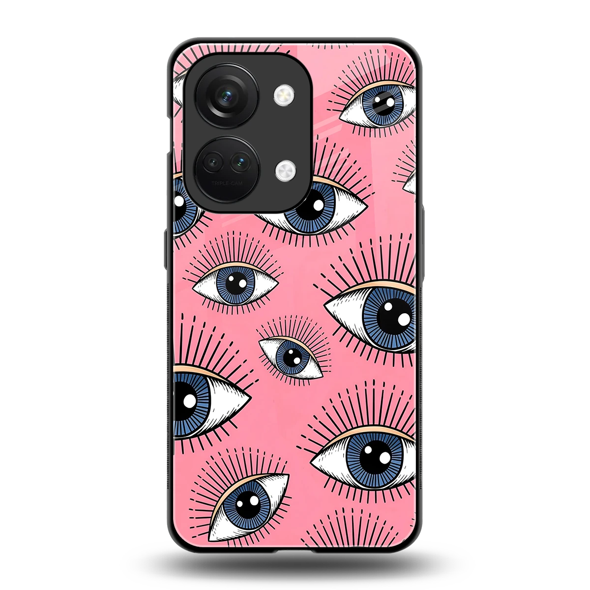 Watchful Soul back phone cover | glass case for oneplus nord 3