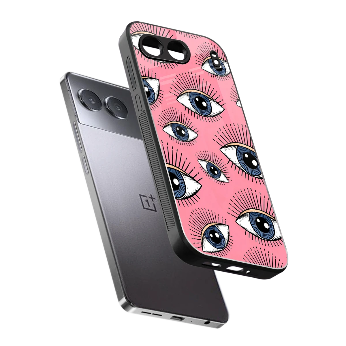 Watchful Soul sleek oneplus nord 4 cover with tempered glass back and TPU edges