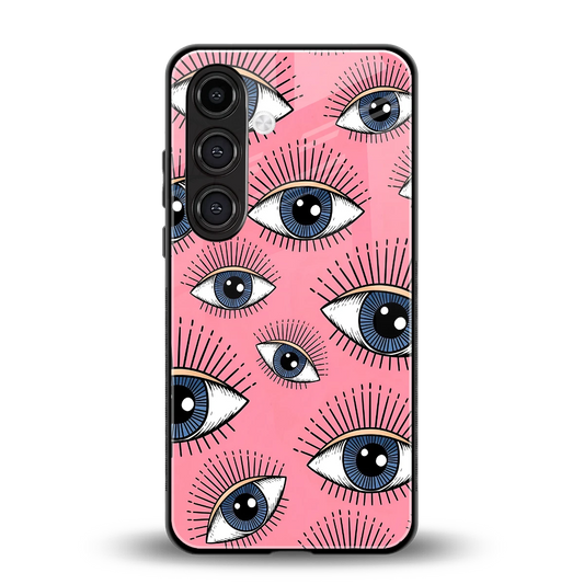 Watchful Soul back phone cover | glass case for samsung galaxy s23 plus