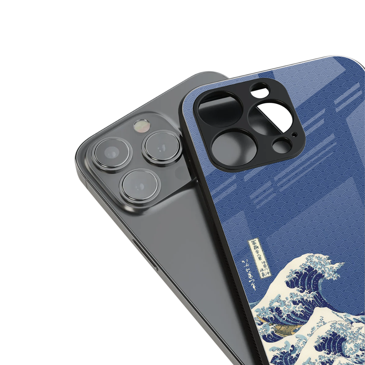 Waves Phone Case for Iphone 16 | Glass Case