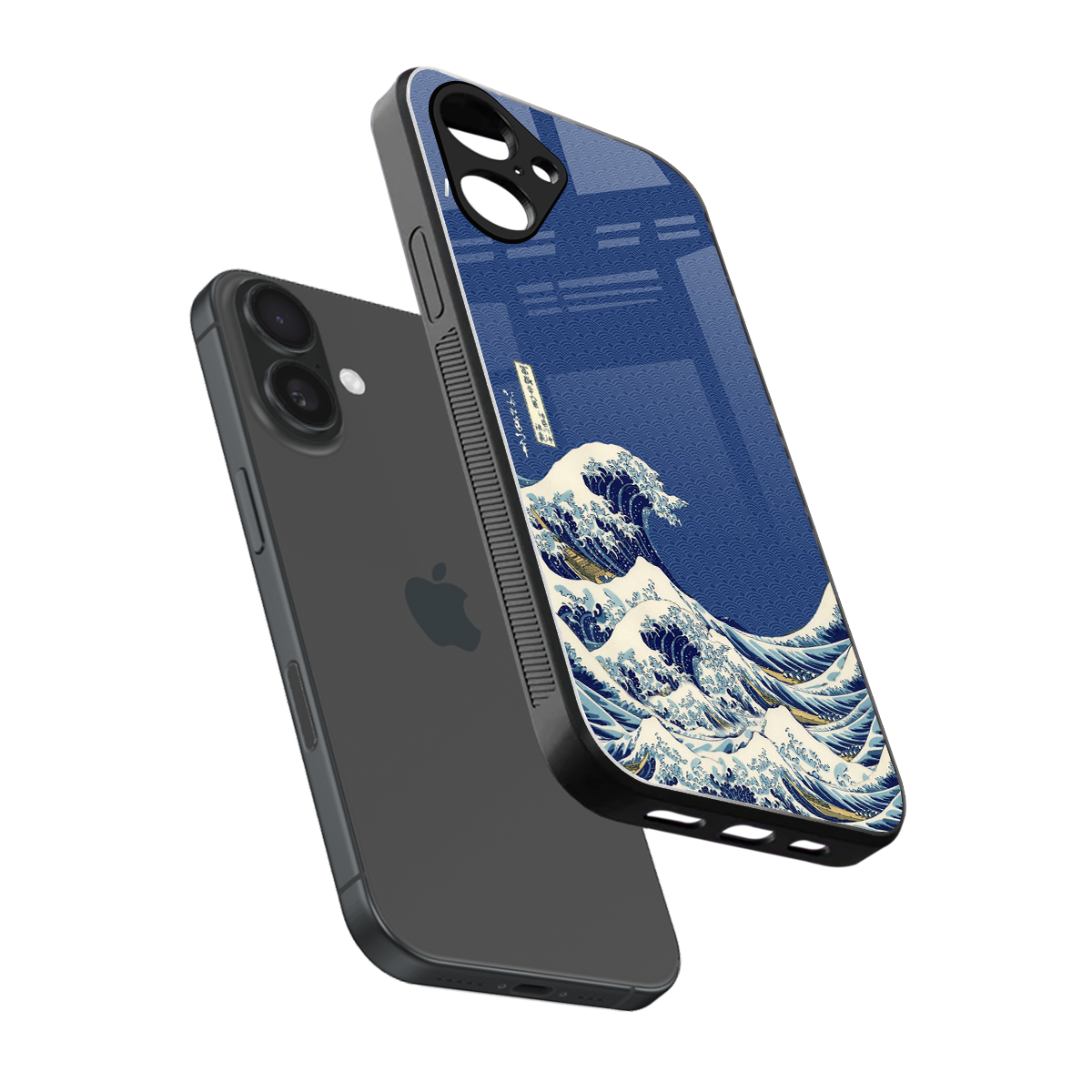 Waves Phone Case for Iphone 16 | Glass Case