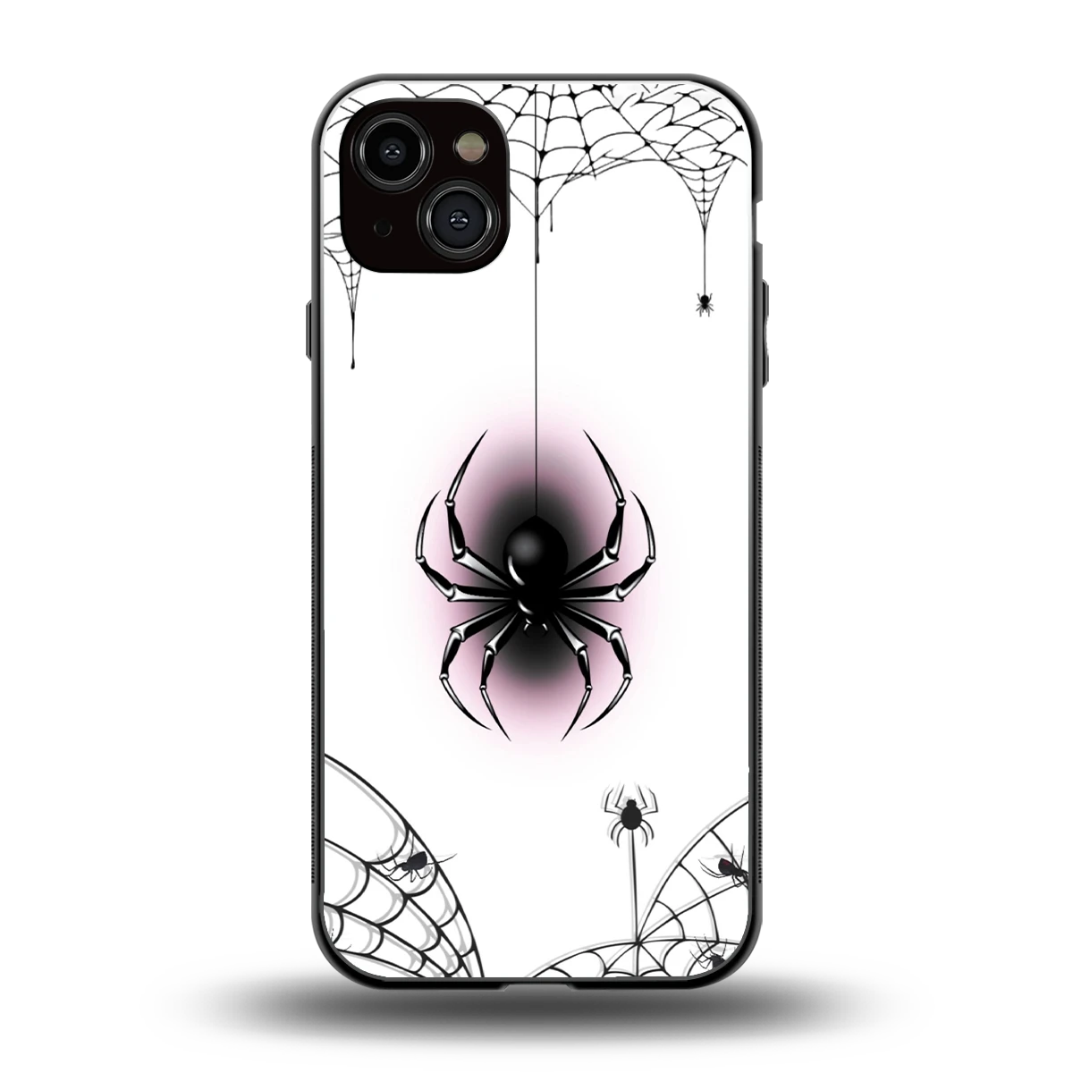Webbed Wonder back phone cover | glass case for iphone 14 plus