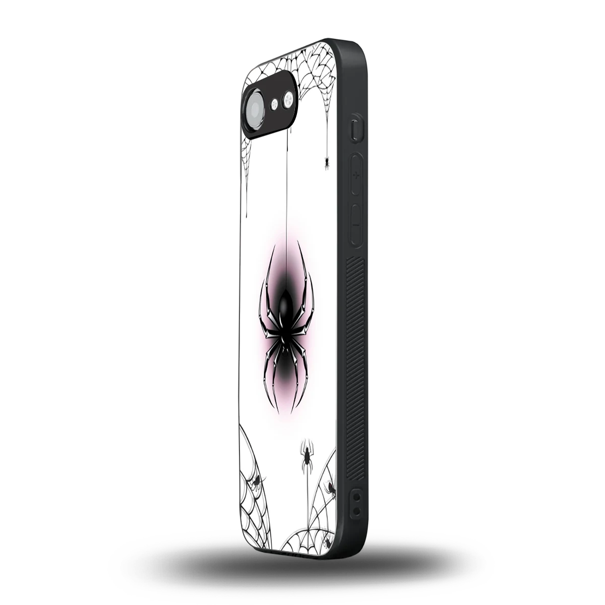 Webbed Wonder iphone 16e mobile cover | shockproof glass phone case