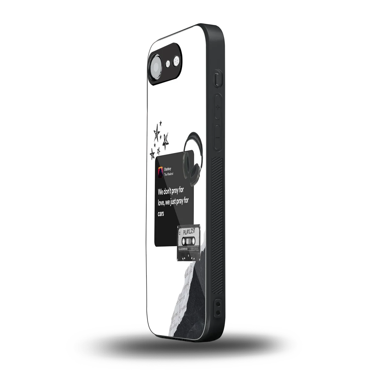 Weeknd Starboy iphone 16e mobile cover | shockproof glass phone case
