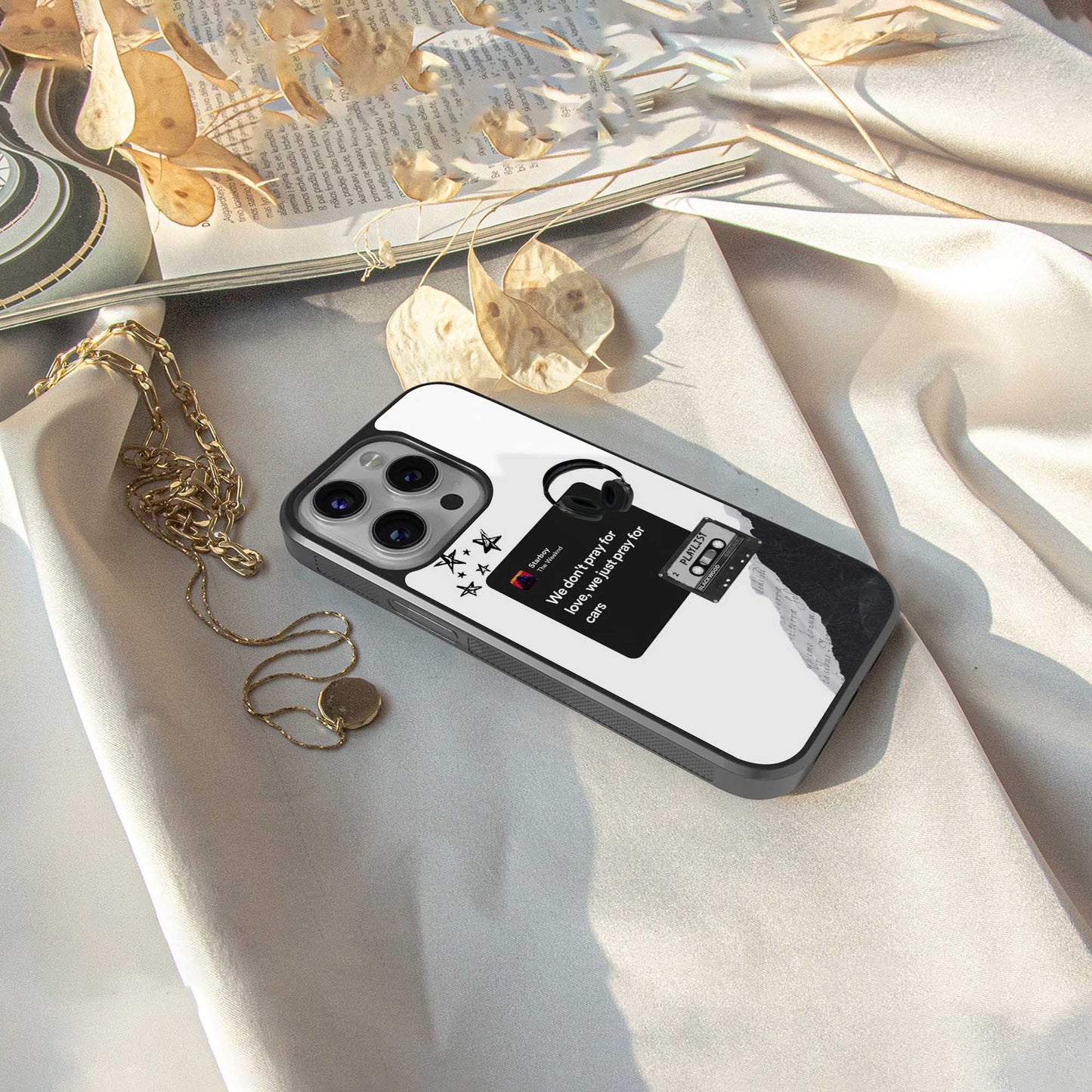 Weeknd Starboy Phone Case for Iphone 16 | Glass Case