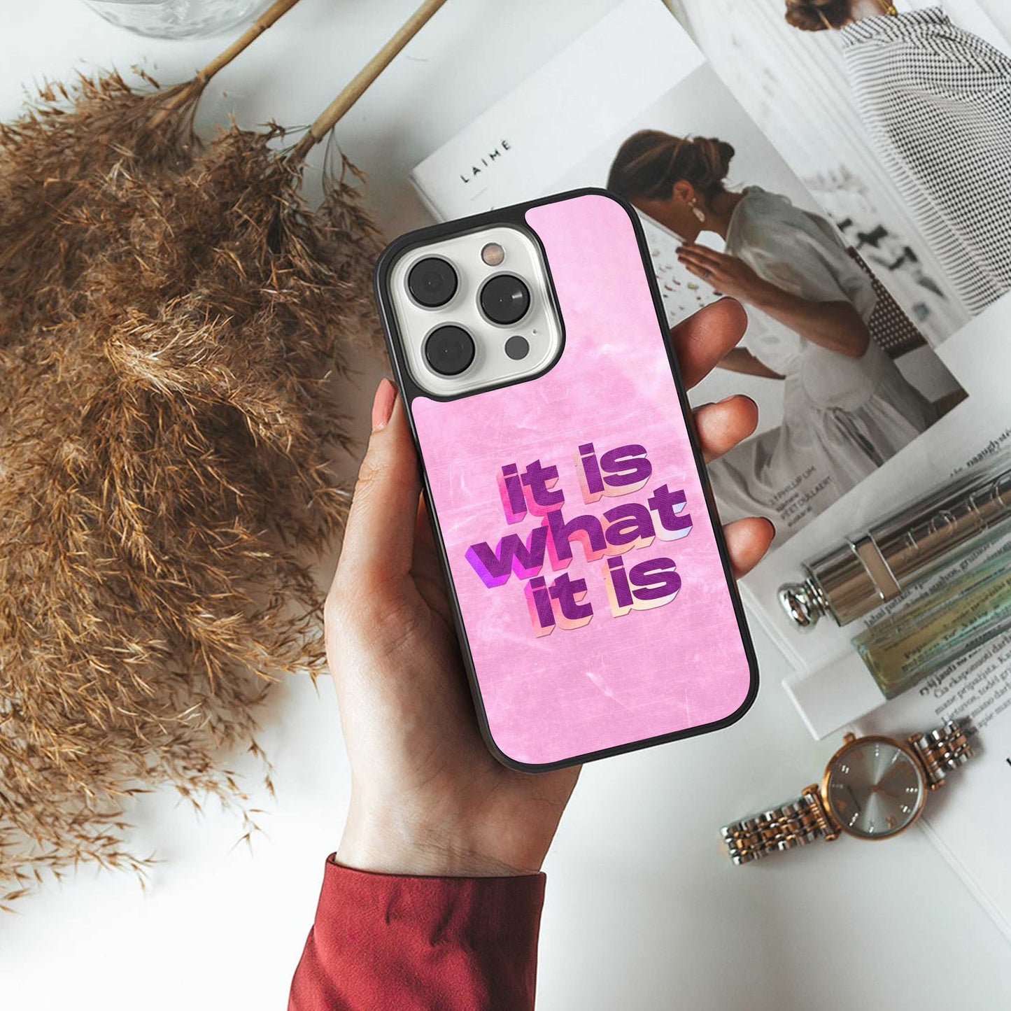 What It Is Phone Case for Iphone 16 | Glass Case