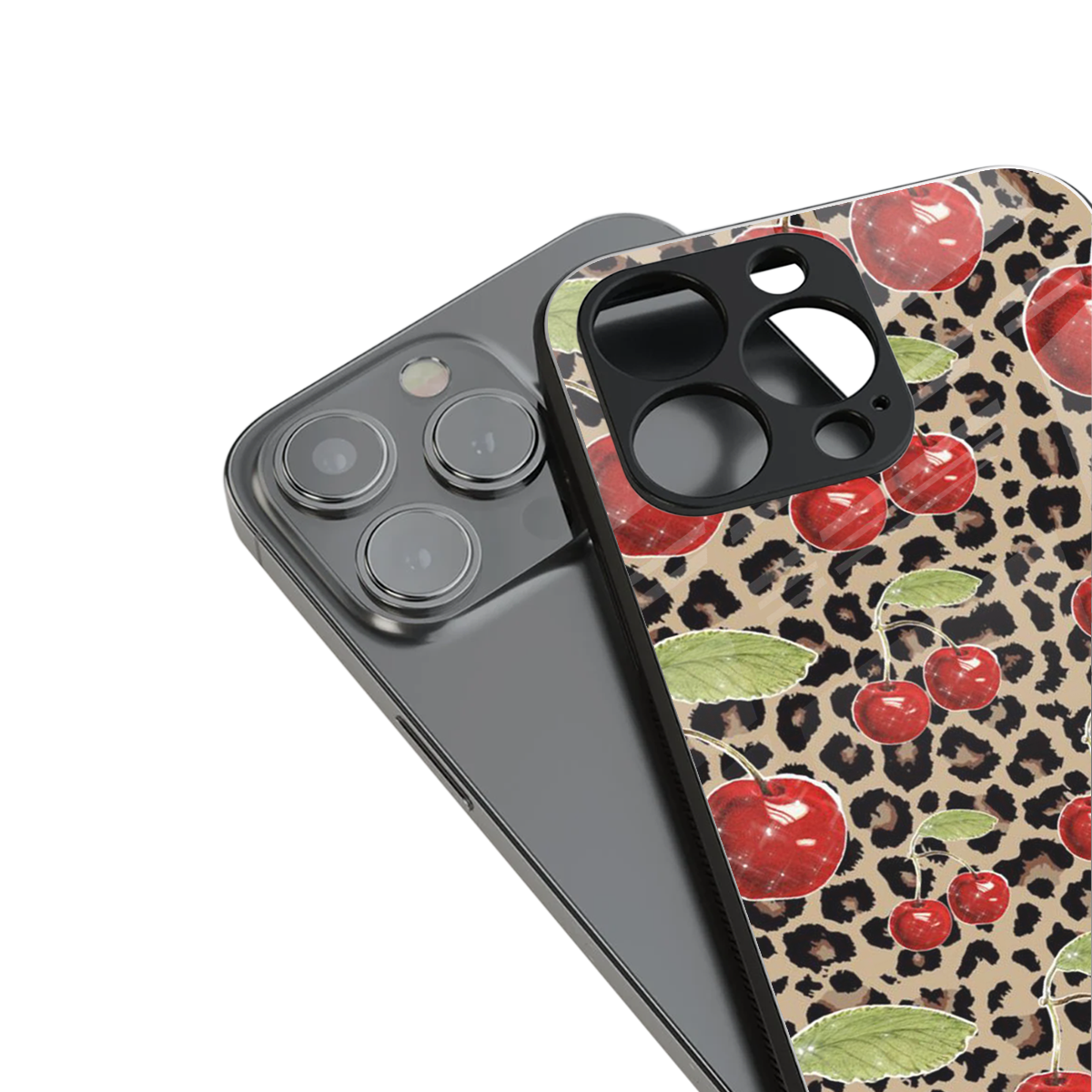 Wild Cherries Phone Case for Iphone 16 | Glass Case