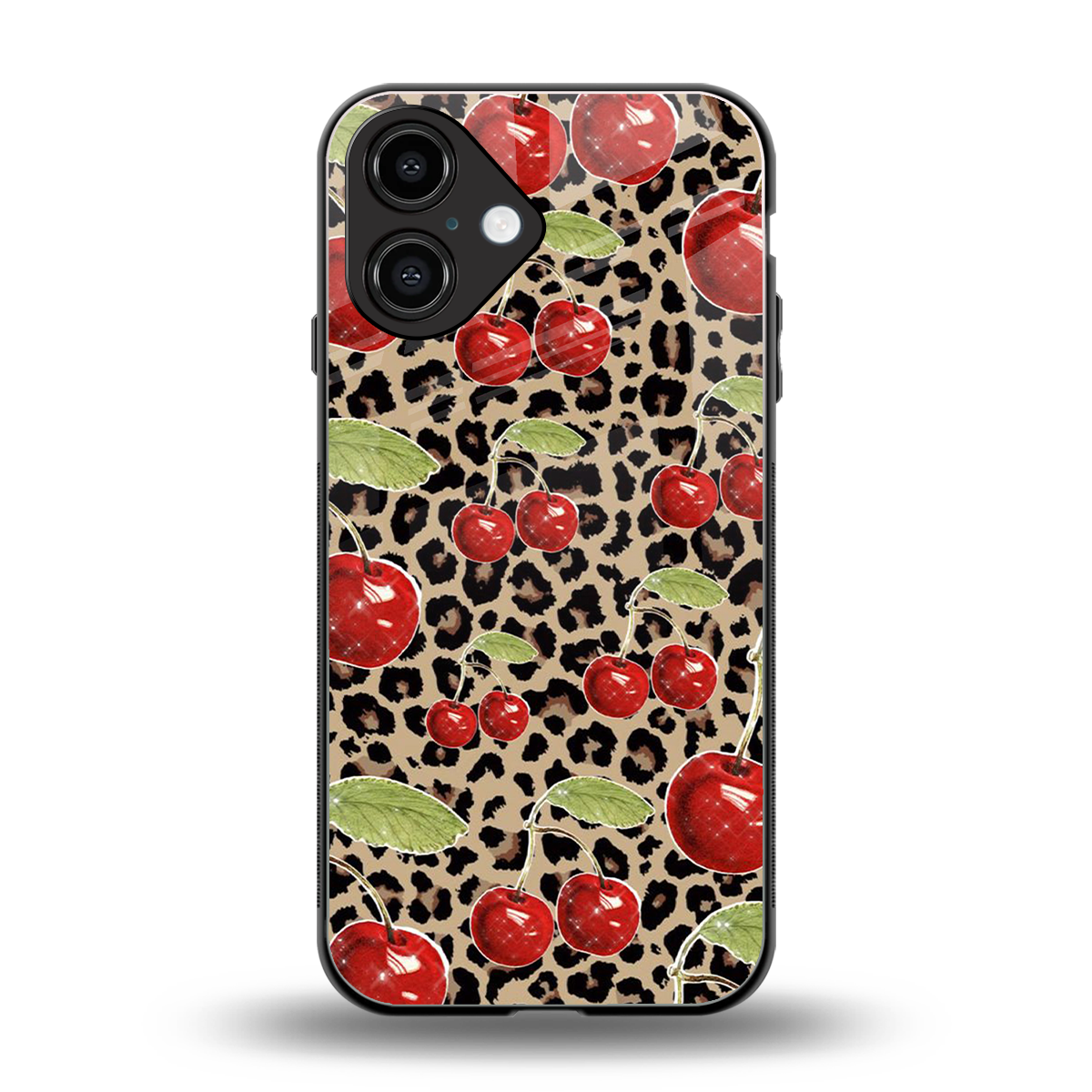 Wild Cherries Phone Case for Iphone 16 | Glass Case