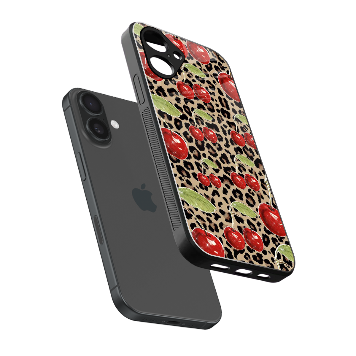 Wild Cherries Phone Case for Iphone 16 | Glass Case