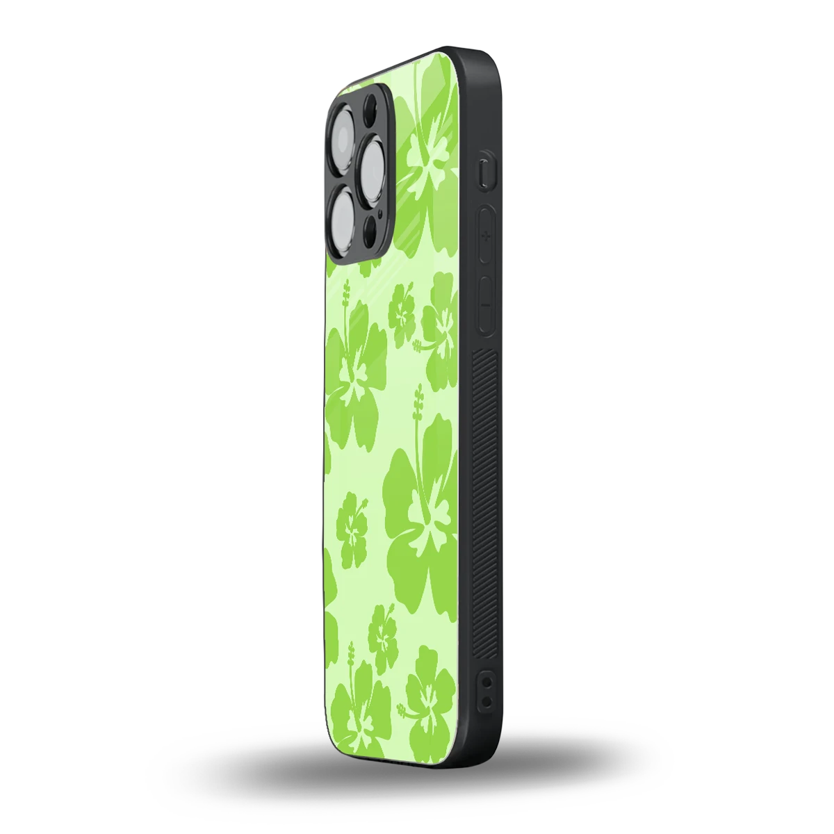 Wildflower Green iphone 15 pro max mobile cover | shockproof glass phone case