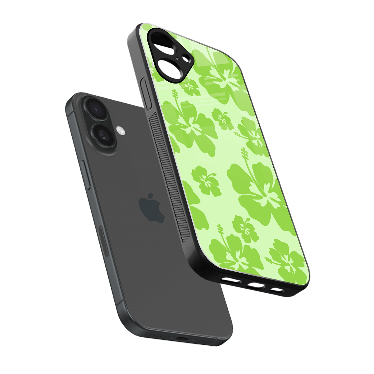 Wildflower Green Phone Case for Iphone 16 | Glass Case