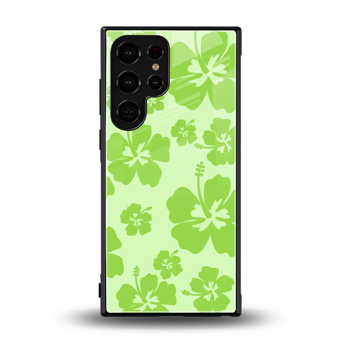 Wildflower Green back phone cover | glass case for samsung galaxy s24 ultra
