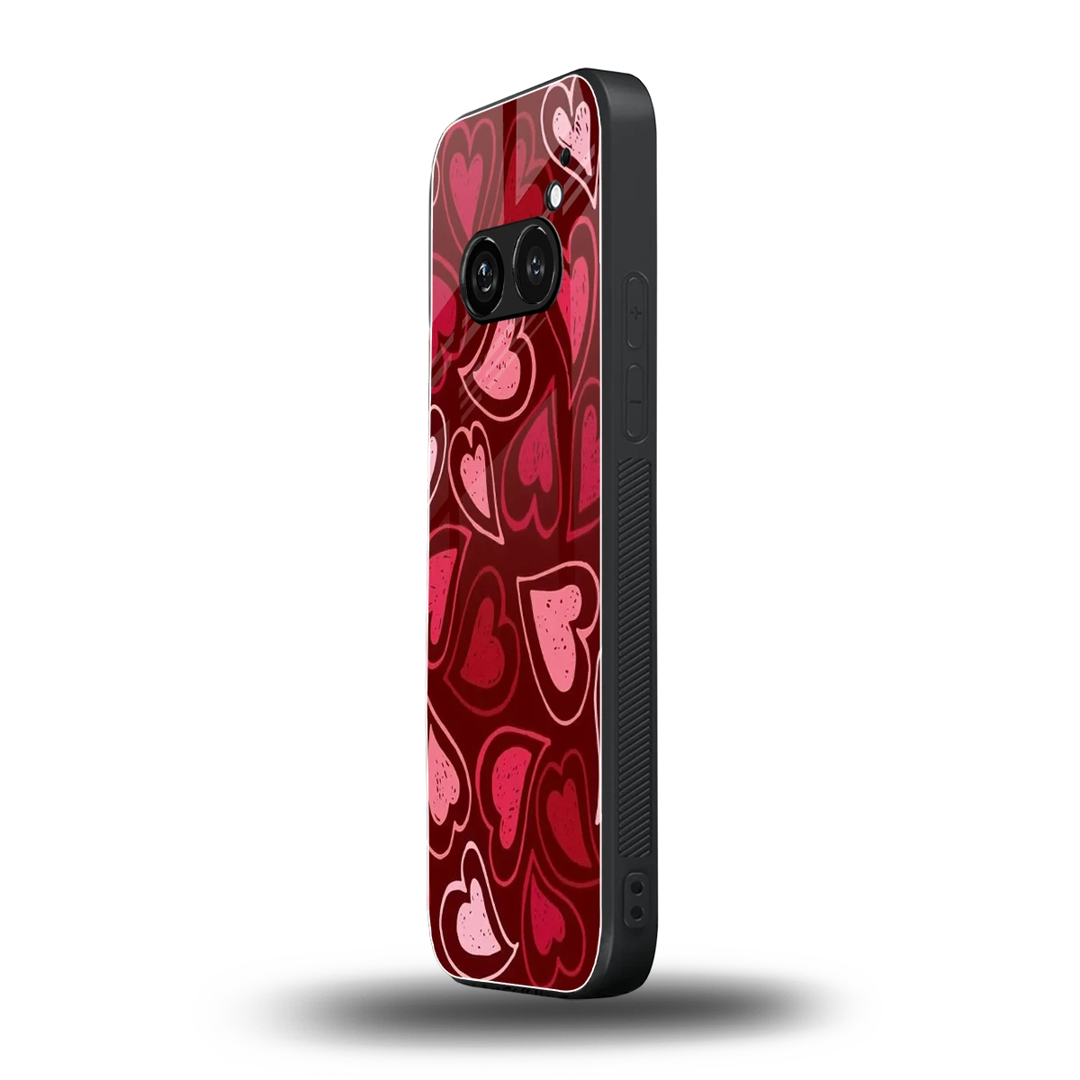 Wine Cascade Hearts nothing phone 2a mobile cover | shockproof glass phone case
