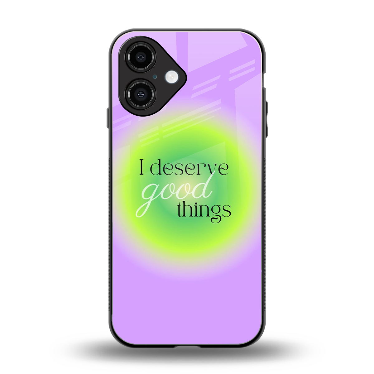 Worthy Glow back phone cover | glass case for iphone 16