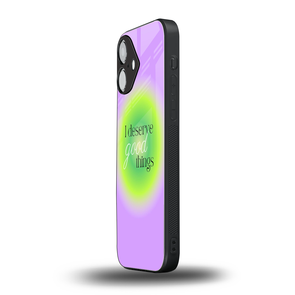 Worthy Glow iPhone 16 mobile cover | shockproof glass phone case