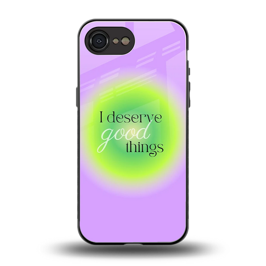 Worthy Glow back phone cover | glass case for iphone 16e