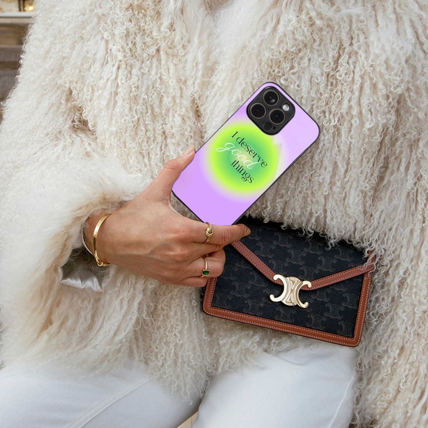 Worthy Glow TPU glass hybrid case for iPhone 16 | premium mobile back cover