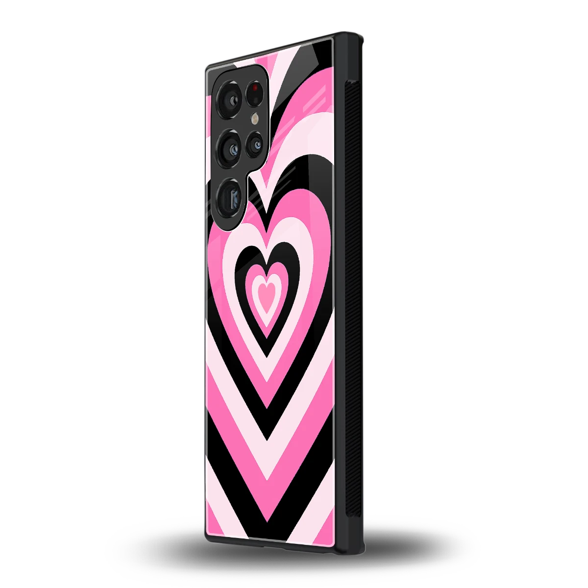 Y2K Bubblegum Hearts samsung galaxy s24 ultra mobile cover | shockproof glass phone case