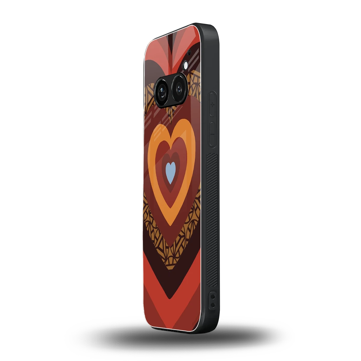 Y2K Caramel Crush Hearts nothing phone 2a mobile cover | shockproof glass phone case